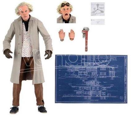 Ritorno Al Futuro Statua Doc Brown Ultimate Figura 18cm Neca