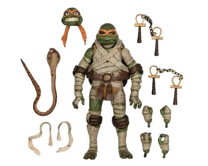 Universal Monsters x Teenage Mutant Ninja Turtles Action Figure Ultimate Michelangelo as The Mummy 18 cm