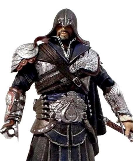 Assassin's Creed Brotherhood Ezio Auditore Onyx Hooded Action Figure - 2