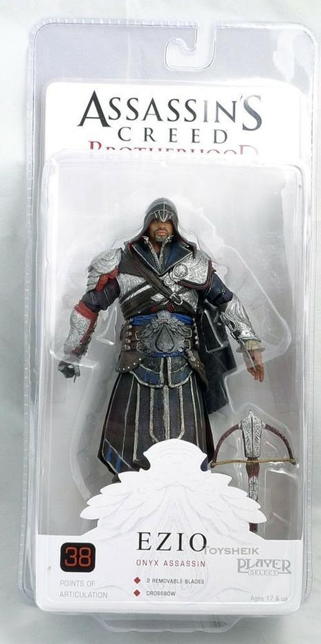 Assassin's Creed Brotherhood Ezio Auditore Onyx Hooded Action Figure - 5