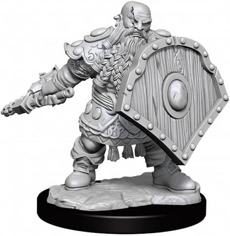 Dungeons & Dragons Frameworks Miniature Model Kit Dwarf Fighter Male - 2