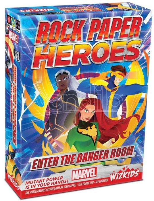 Marvel Gioco Da Tavolo Rock Paper Heroes: Enter The Danger Room *english  Version* Wizkids - Wizkids - Giochi di ruolo e strategia - Giocattoli | IBS