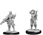 Starfinder Battles Deep Cuts Unpainted Miniatures Human Mechanic Case (2) Wizbambino