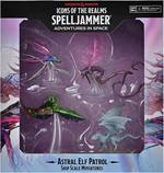 D&d Icons Of The Realms Spelljammer Adventures In Space Pre-painted Miniatures Ship Scale - Astral Elf Patrol Wizkids