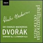 Sinfonie n.7, n.8 - CD Audio di Antonin Dvorak,Sir Charles Mackerras,Philharmonia Orchestra
