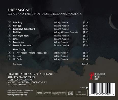 Dreamscape - Songs and Trios - CD Audio di Andrzej Panufnik - 2
