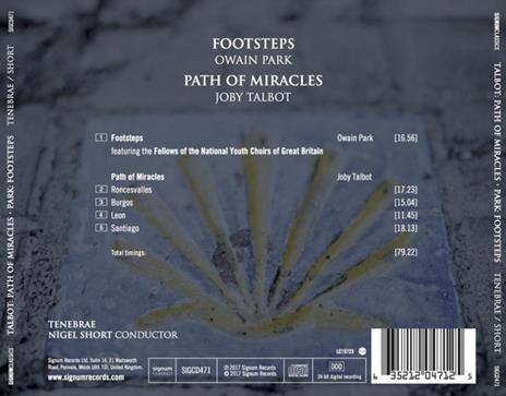 Path of Miracles - CD Audio di Tenebrae,Nigel Short - 2