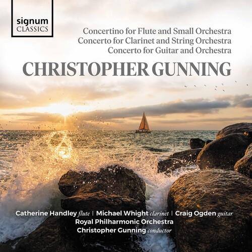 Concerto For Guitar And Orchestra, Concerto For Clarinet And String Orchestra, Concertino For Flute And Small Orchestra - CD Audio di Christopher Gunning