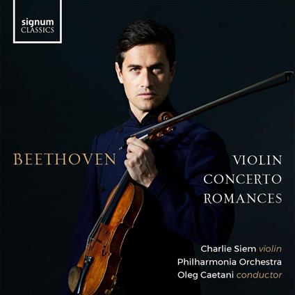 Violin Concerto, Romances - CD Audio di Ludwig van Beethoven,Charlie Siem