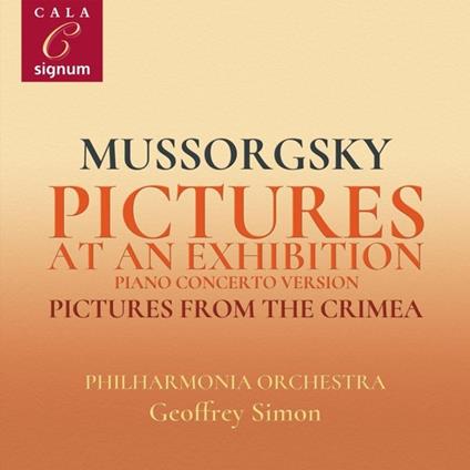 Piano Concerto Version Pictures At An Exhibition - CD Audio di Modest Mussorgsky,Philharmonia Orchestra,Geoffrey Simon