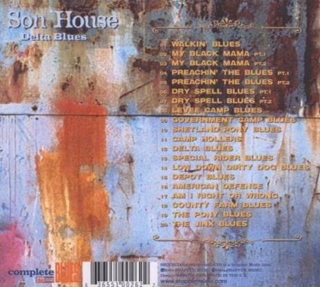 Delta Blues - CD Audio di Son House - 2