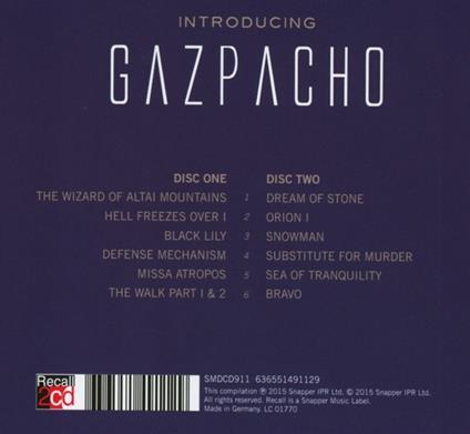 Introducing Gazpacho - CD Audio di Gazpacho