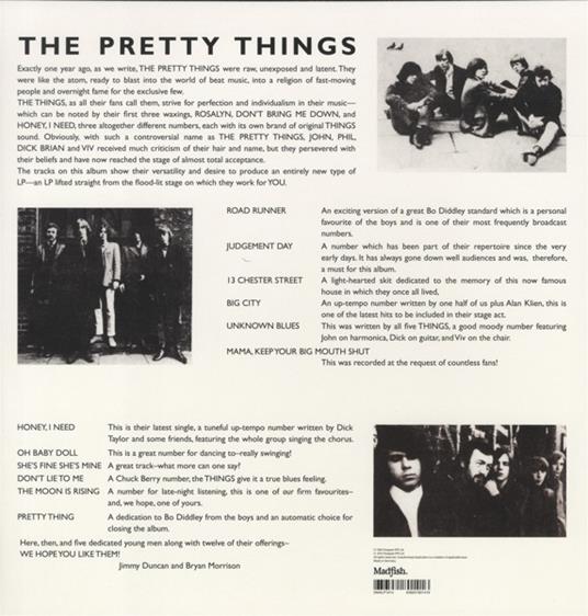 The Pretty Things (180 gr.) - Vinile LP di Pretty Things - 2