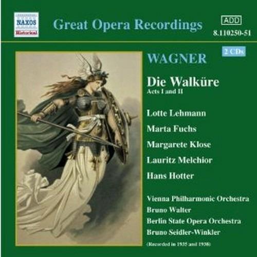 La Valchiria (Die Walküre) (Atti I-II) - CD Audio di Richard Wagner,Bruno Walter,Hans Hotter,Lauritz Melchior,Lotte Lehmann,Wiener Philharmoniker
