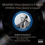 Quintetto con pianoforte op.34 / Quintetto con pianoforte op.81 - CD Audio di Johannes Brahms,Antonin Dvorak,Clifford Curzon,Budapest String Quartet
