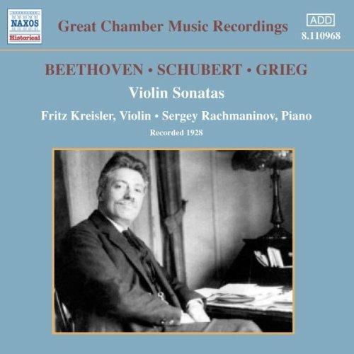 Sonate per violino - CD Audio di Ludwig van Beethoven,Edvard Grieg,Franz Schubert,Sergei Rachmaninov,Fritz Kreisler