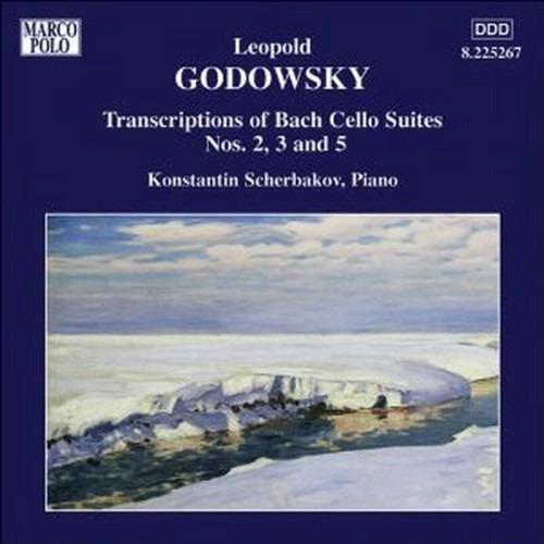 Trascrizioni per pianoforte delle suites per violoncello n.2, n.3, n.5 di J.S. Bach - CD Audio di Konstantin Scherbakov,Leopold Godowsky
