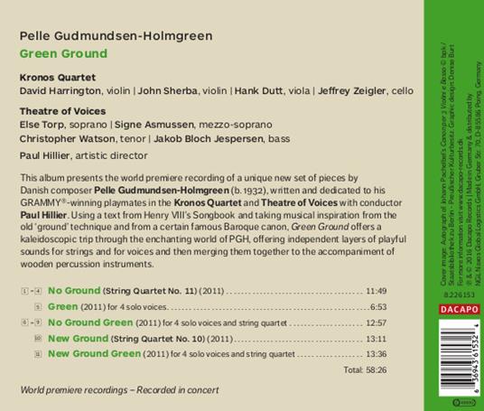 Green Round - CD Audio di Pelle Gudmundsen-Holmgreen - 2