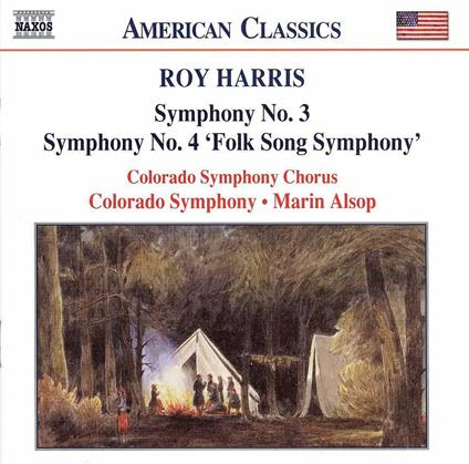 Sinfonie n.3, n.4 - CD Audio di Marin Alsop,Roy Ellsworth Harris,Colorado Symphony Orchestra