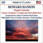 Concerto per organo, arpa e archi - Fantasy Variations - Nymph and Satyr Ballet Suite - CD Audio di Howard Hanson