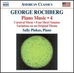 Musica per pianoforte vol.4 - CD Audio di George Rochberg,Sally Pinkas