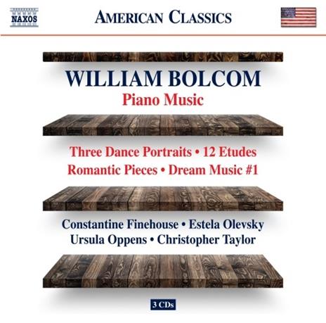 Opere per pianoforte - CD Audio di William Bolcom,Ursula Oppens