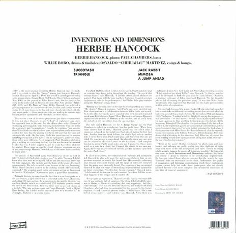 Inventions and Dimensions - Vinile LP di Herbie Hancock - 2