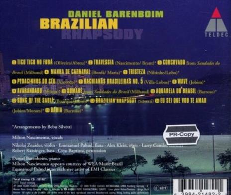 Brazilian Rhapsody - CD Audio di Daniel Barenboim - 2