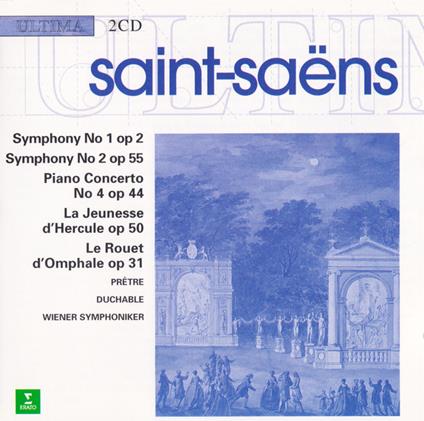 Symphony No. 1 & 2, Piano Concerto No. 4, La Jeunesse D'Hercule, Le Rouet D'Omphale (2 Cd) - CD Audio di Camille Saint-Saëns