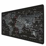 Tappetino Mouse Gaming, JIALONG Grande Mouse Pad XXL 900x400mm Confortevole, Lavabile, Antiscivolo Tappetino Scrivania Supporto per Computer, PC e Laptop - Mappa del mondo