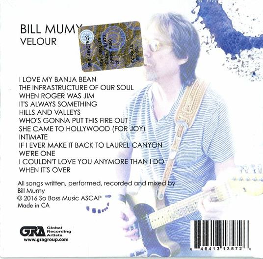 Velour - CD Audio di Billy Mumy - 2