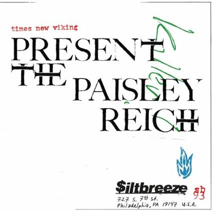 Paisley Reich - CD Audio di Times New Viking