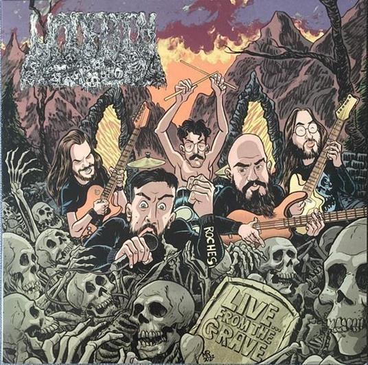 Live... From The Grave (Tiger Vinyl Lp) - Vinile LP di Undeath