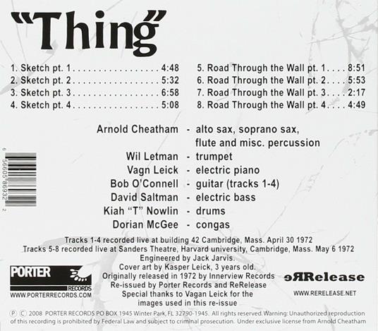 Thing - CD Audio di Arnold Cheatham - 2