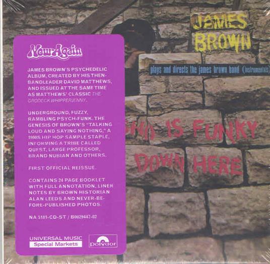 Sho Is Funky Down Here - CD Audio di James Brown