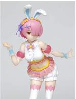 Taito Pvc Statue Re:Zero Rem Happy Easter Pink Ver. Pvc Precious Figure