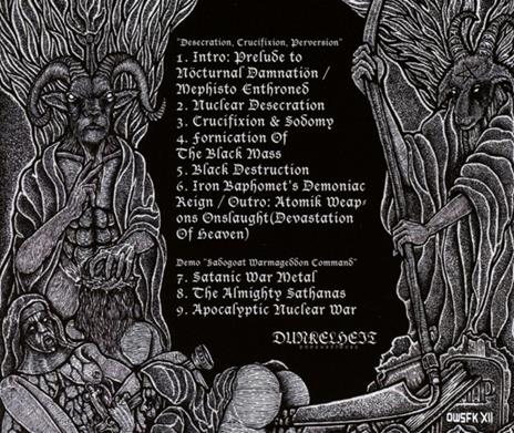 Desecration, Crucifixion, Perversion - CD Audio di Nocturnal Damnation - 2