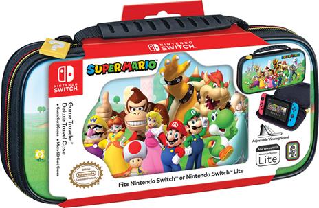 Bigben Interactive Switch Travel Case Super Mario & Friends NNS53A Custodia rigida Nintendo Multicolore