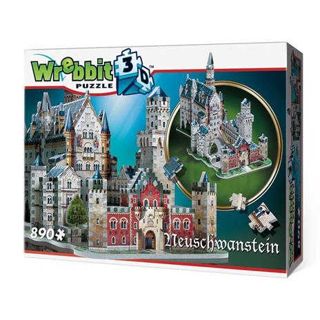 Castello di Neuschwanstein. Puzzle 3D 890 Pezzi - 2