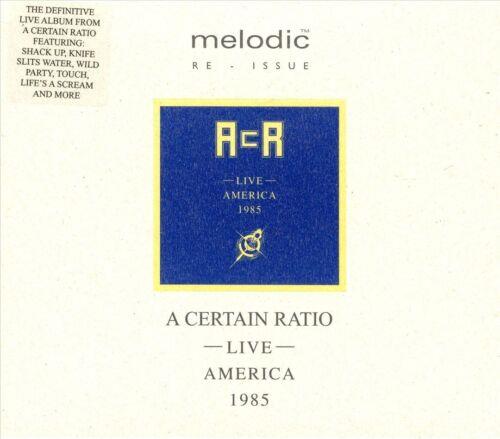 Live in America 1985 - CD Audio di A Certain Ratio