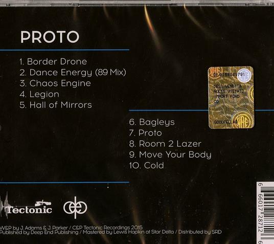 Proto - CD Audio di Logos,Mumdance - 2