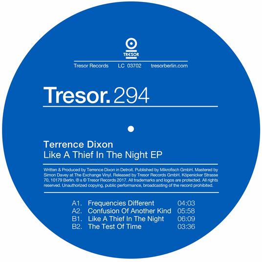 Like a Thief in the Nig - Vinile 7'' di Terrence Dixon