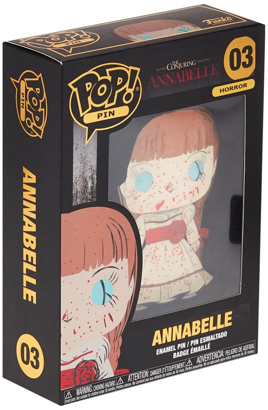 Annabelle: Funko Pop! Pin - Annabelle (Enamel Pin / Spilla Smaltata) - Funko  - TV & Movies - Giocattoli | IBS