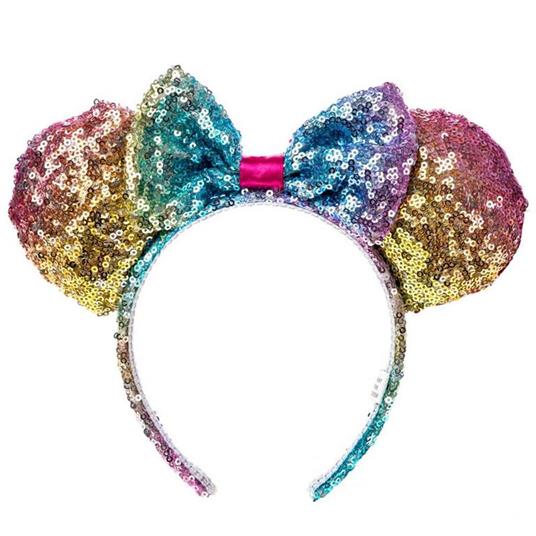 Disney: Minnie Mouse - Sequin Rainbow Ears Headband