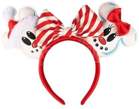 Loungefly Disney Snowman Mickey Minnie Fascia Per Capelli Loungefly - 2