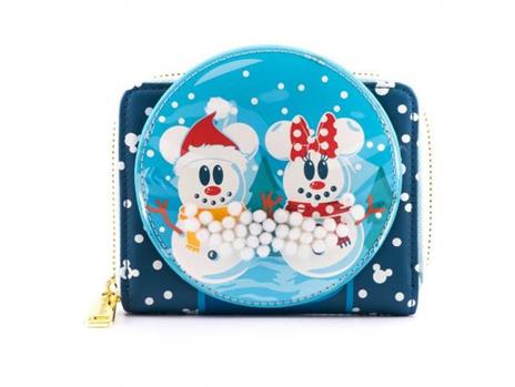 Loungefly Disney Snowman Mickey Minnie Portafoglio Loungefly - 2