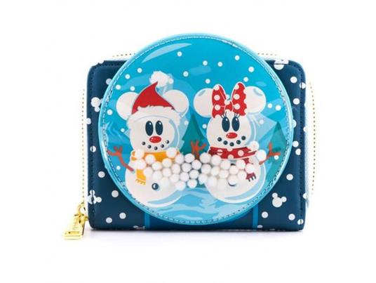 Loungefly Disney Snowman Mickey Minnie Portafoglio Loungefly