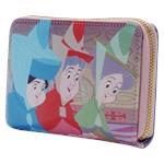 Loungefly Wallet Sleeping Beauty Princess Scene Zip Around Wallet  - Disney Funko WDWA2