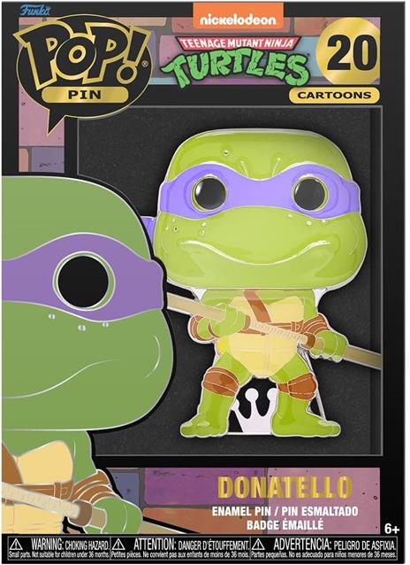 Tartarughe Ninja Pop! Enamel Spilla Leonardo 10 Cm Funko - Funko - Idee  regalo