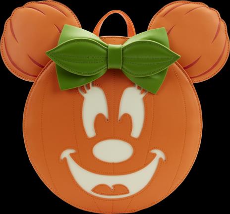 Loungefly Backpack Minnie Glow Face Pumpkin Mini Backpack - Disney Funko WDBK2 - 2